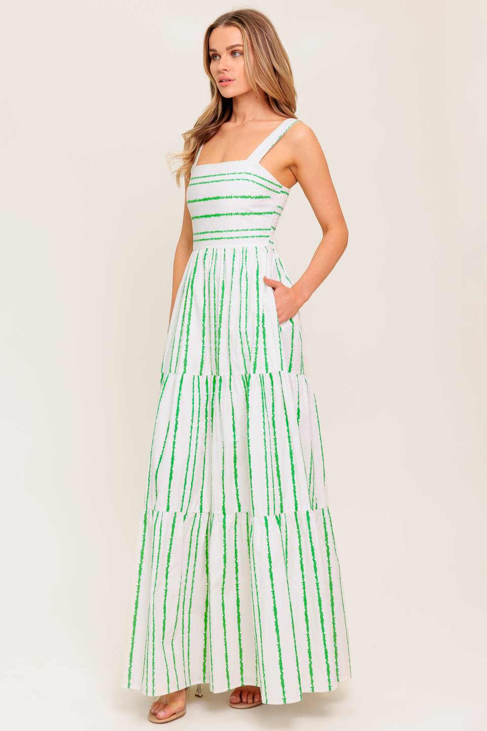 WILDFLOWER WALTZ  WOVEN MAXI DRESS Flying Tomato